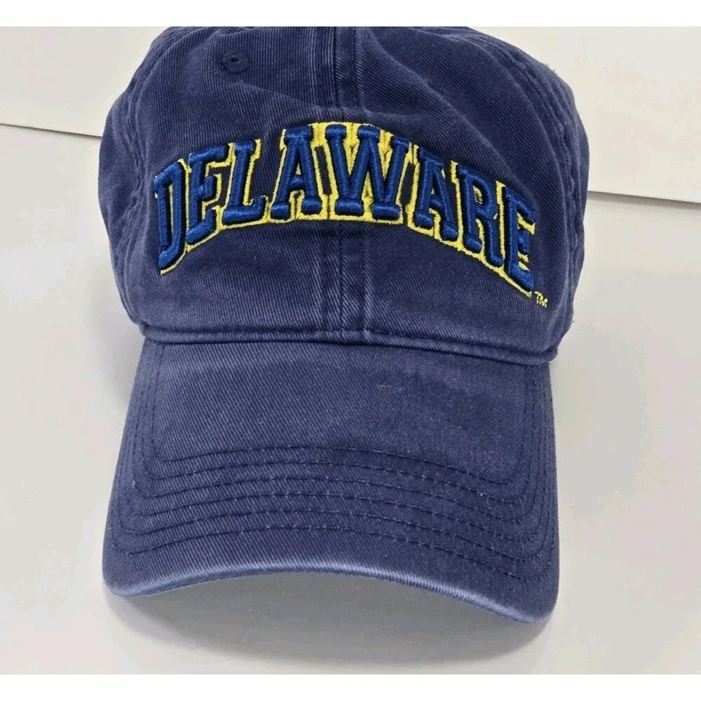 University of Delaware Hat Fightin Blue Hens Legacy Blue Adjustable Dad Cap